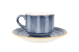 Aura Dusk Tasse à thé avec soucoupe - 210cc - lot de 6 - Chaplin Home
