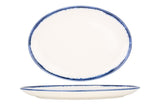 Azure Oval Servierschale 33x19cm - Chaplin Home