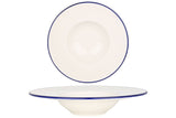 Blue Edge Pasta Plate 28 cm (400cc) - Chaplin Home