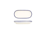 Plato de Servicio Borde Azul 16 cm - Chaplin Home