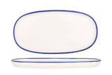 Blue Edge Service Plate 25x13 cm - Chaplin Home