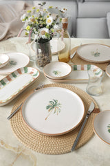 Bronze Palm Dinnerware Set 12 pcs - Chaplin Home