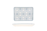 Casa Blue Rektangulær serviceplade 18x13 cm