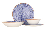 Edera Cobalt Dinnerware Set 24 pc's (Large) - Chaplin Home