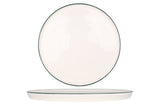 Grüner Rand Speiseteller 28 cm - Chaplin Home
