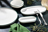 Piatto Servizio Bordo Verde 16x8,5 cm - Chaplin Home