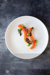 Assiette plate Iris Blanc 25 cm - Chaplin Home