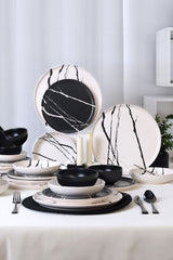 Keraart Marble Dinnerware Set 24 pcs - Chaplin Home
