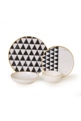Service de table Keraart Trigon 24 pièces - Chaplin Home