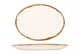 Fluer Amber Oval Servierschale 27x16 cm