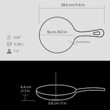 Gietijzeren Koekenpan - 16 cm