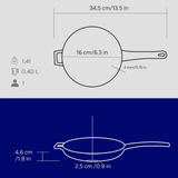 Gietijzeren Koekenpan - 16 cm