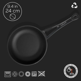 Cast Iron Frying Pan - 24 cm