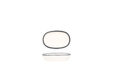 Linea Black Oval Service Plate 10 cm - Chaplin Home