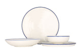 Linea Blue Dinnerware Set 24 pcs - Chaplin Home