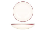 Linea Burgundy Dinnerware Set 24 pcs (Medium) - Chaplin Home