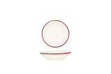 Linea Burgundy Service Plate 9 cm (50cc) - Chaplin Home