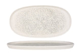 Lunar White Oval Servierschale 30 cm - Chaplin Home