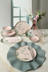 Pink Woods Dinnerware Set 12 pcs - Chaplin Home