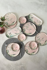 Pink Woods Dinnerware Set 12 pcs - Chaplin Home