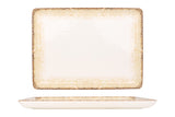 Rust Brown Rechteckig Servierschale 30x22 cm