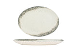 Rustiground Oval serviceplade 27x16 cm - Chaplin Home