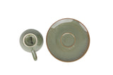 Sage Hygge Espresso Cup (80cc) & Saucer Set of 6 - Chaplin Home