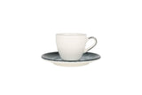 Tasse à expresso Sépia avec soucoupe - 80cc - lot de 6 - Chaplin Home