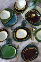 Shizen Mix Tetra Geschirrset 24 Stück - Oval - Chaplin Home