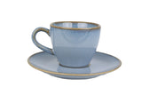 Tasse à expresso Sky Hygge avec soucoupe - 80cc - lot de 6 - Chaplin Home