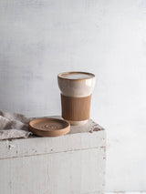 'Softline' tazza da caffè in porcellana - Marrone - Chaplin Home